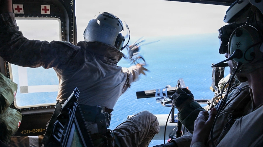 Marines using FPV UAS from an aircraft and evaluate how to best integrate them to increase combat capabilities and lethality.