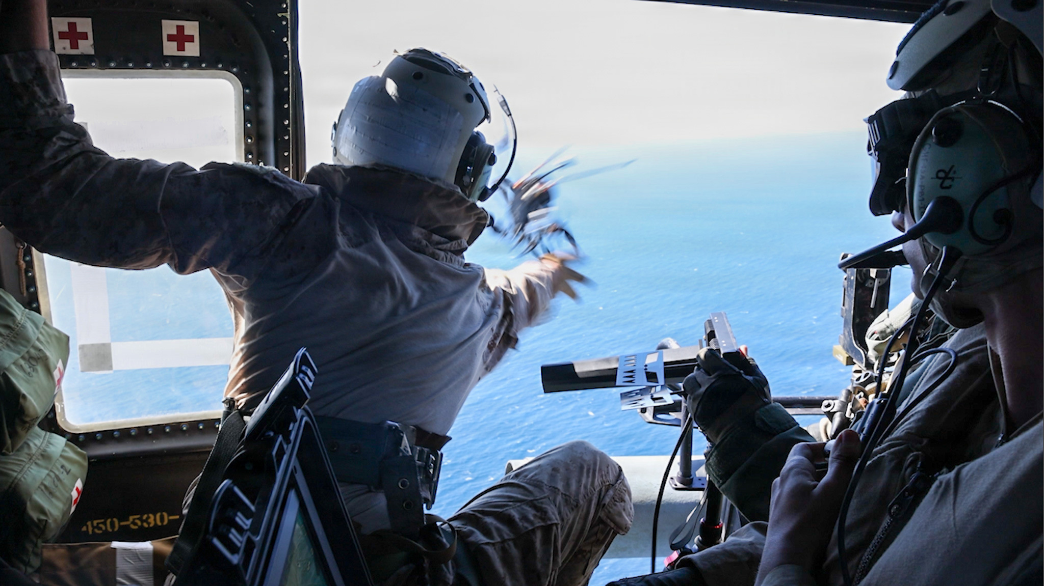 Marines using FPV UAS from an aircraft and evaluate how to best integrate them to increase combat capabilities and lethality.