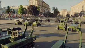 Military parade in Kyiv