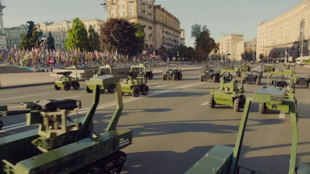 Military parade in Kyiv