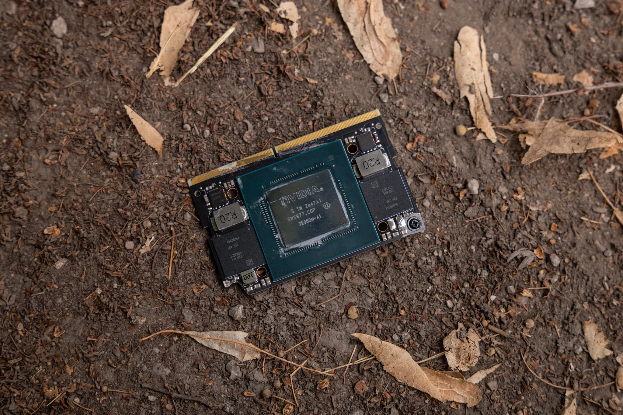 An Nvidia Jetson Orin module used in the Molniya drone.