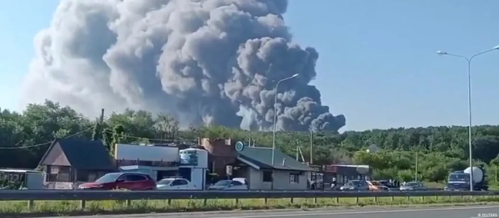 Wildberries warehouse catches fire in Voronezh suburbs following attack