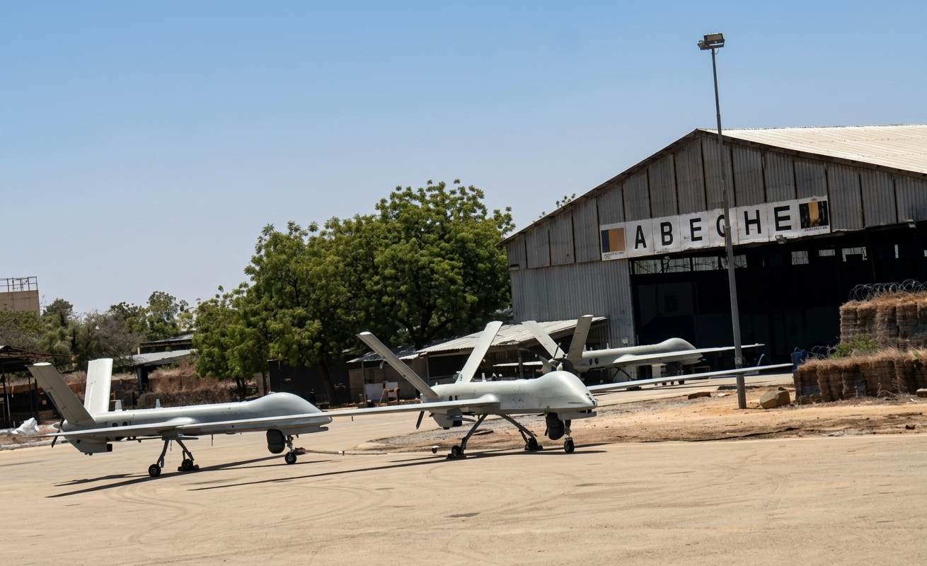 Chinese CH-4 drones in Chad.