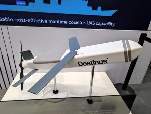 Destinus Hornet B2 C-UAS interceptor on display at DALO Industry Days 2026