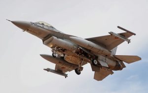 Romanian Air Force F-16 fighter jet