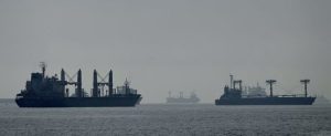 Dry bulk cargo vessels in the Black Sea
