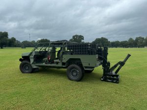 Scorpion light mobile mortar system on ISV-U chassis