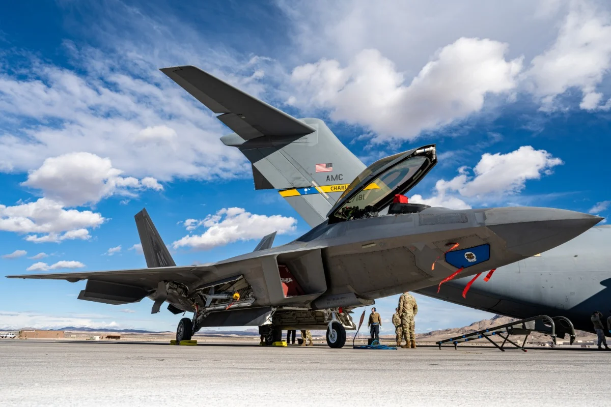 F-22 Raptor aircraft.