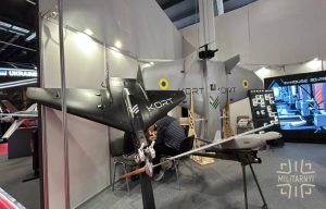 KORT drones from the Hunter Killer 3 series (center), Hunter Killer 10 (left), and Hunter Killer 50 (right)