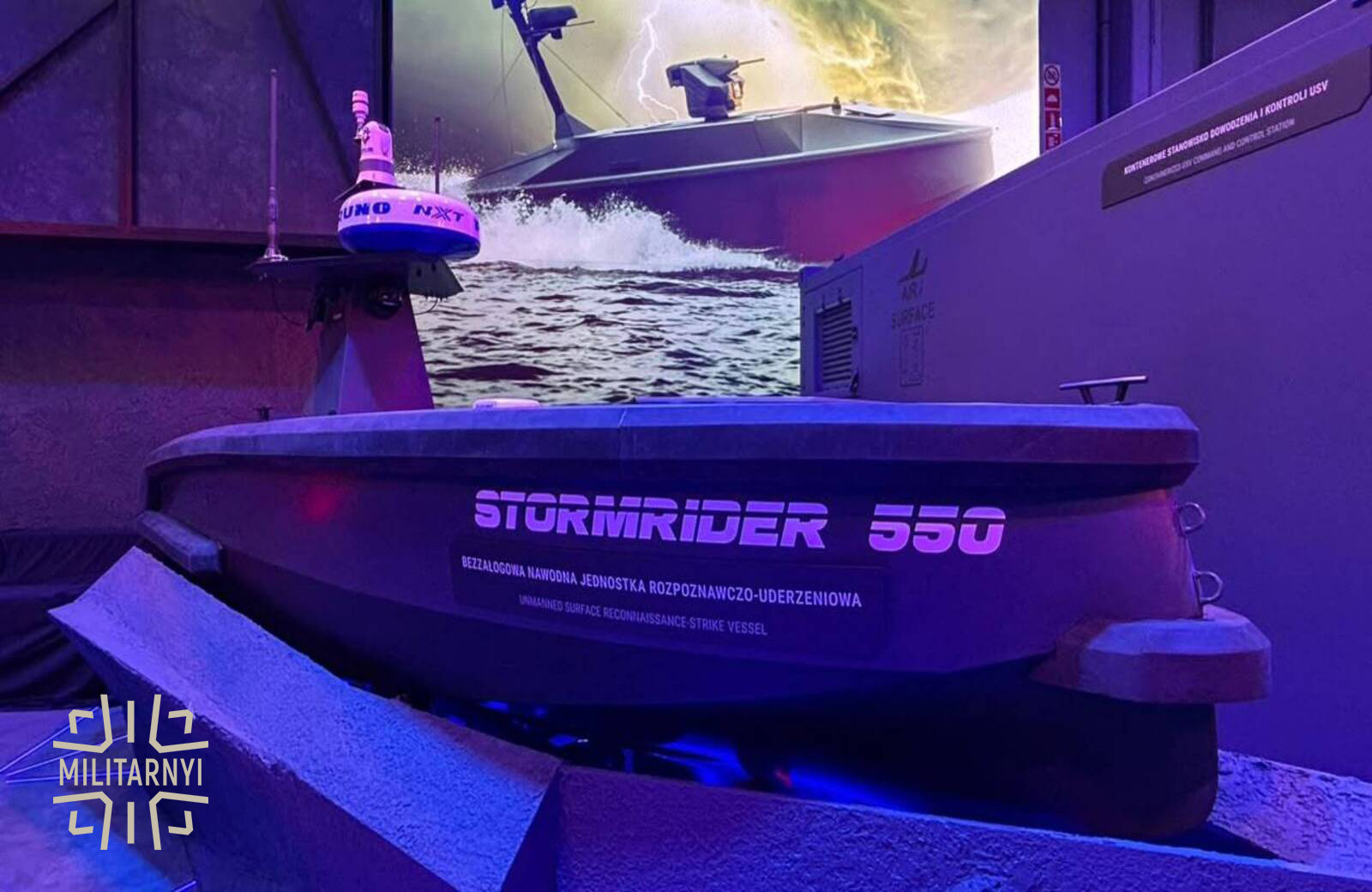 StormRider 550 maritime surface drone by WB Group