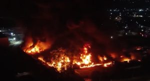 Fire at WB Electronics