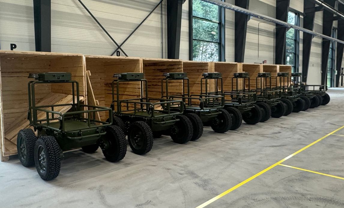 Dropla 4×4 received by the Danish Defence Drone Center.