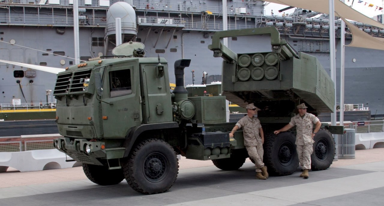 HIMARS on an armored truck chassis