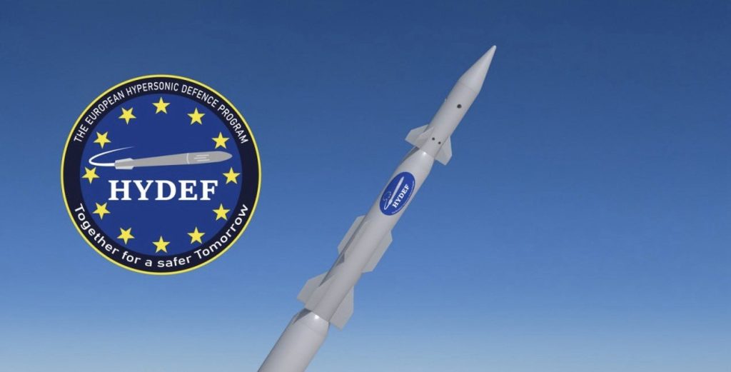 European HYDEF hypersonic missile interceptor.