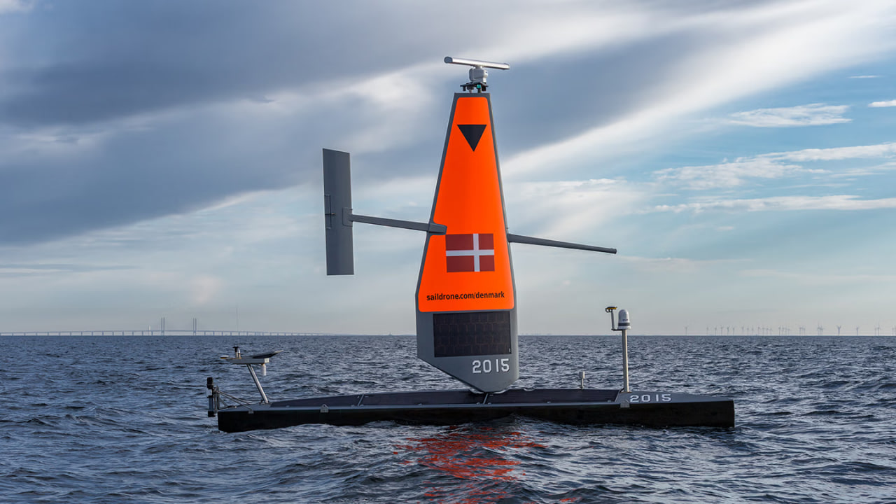 The 10-meter USV is one of the first Saildrone platforms registered in Denmark to operate under the Danish flag.