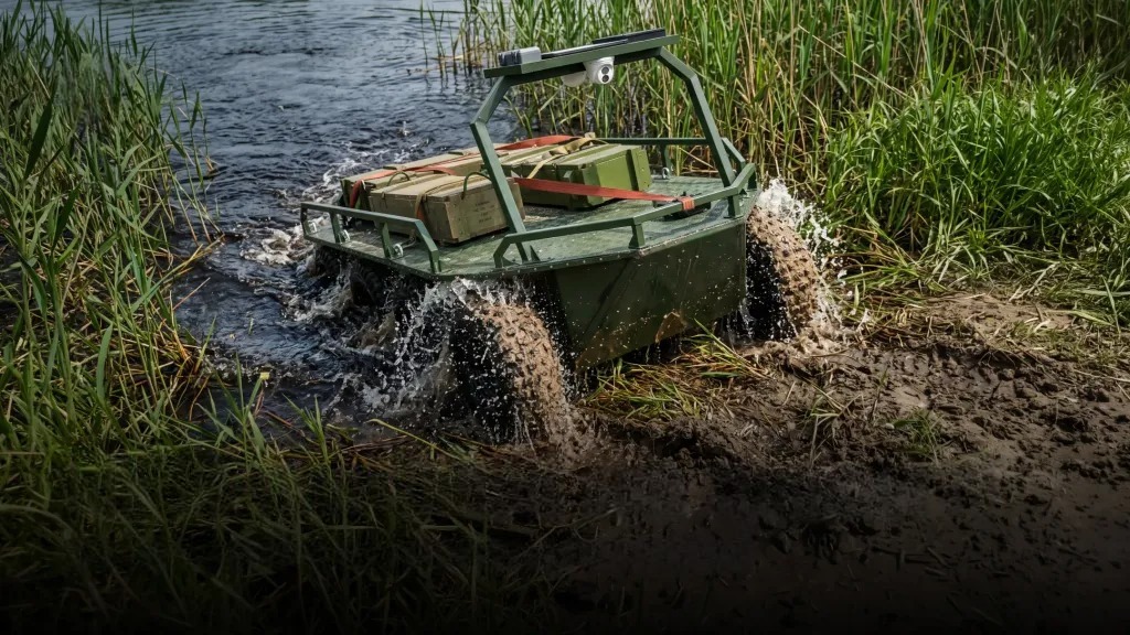 An unmanned amphibious ground robotic system