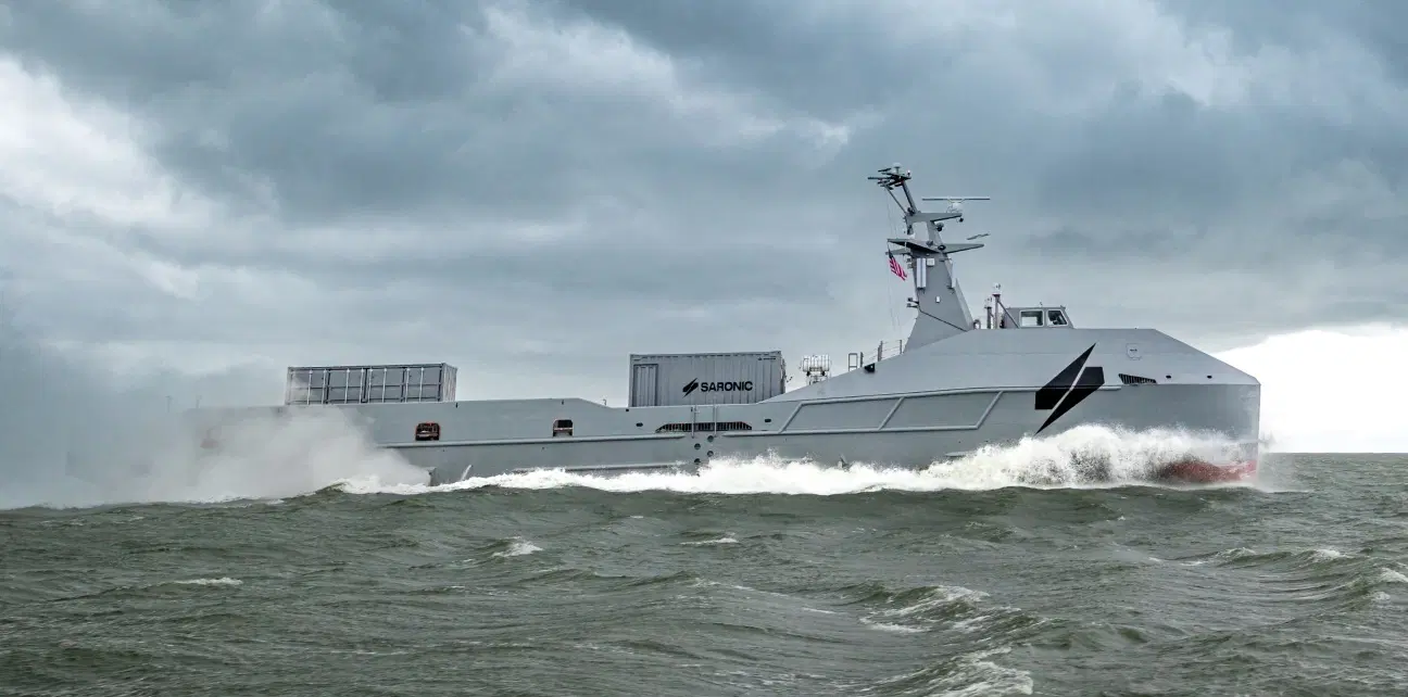 Marauder autonomous ship.
