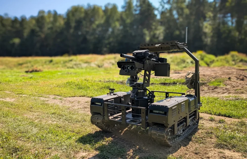 Droid NW-40 UGV with the Wolly 40 combat module
